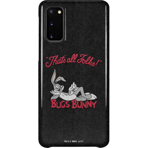 Looney Tunes Bugs Bunny Thats All Folks Galaxy S20 Lite Case