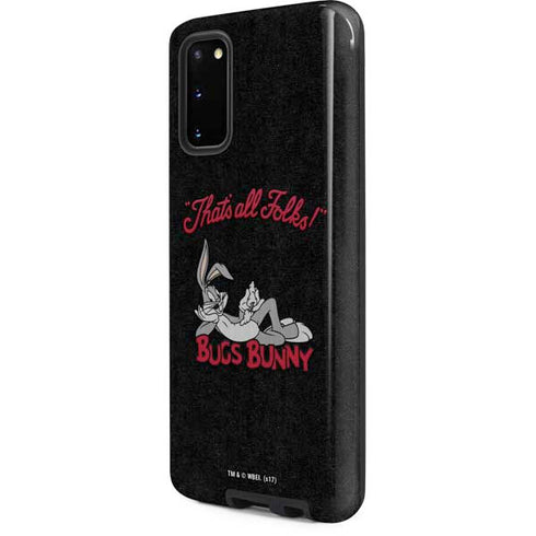 Looney Tunes Bugs Bunny Thats All Folks Galaxy S20 Pro Case