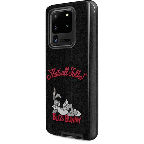 Looney Tunes Bugs Bunny Thats All Folks Galaxy S20 Ultra 5G Pro Case