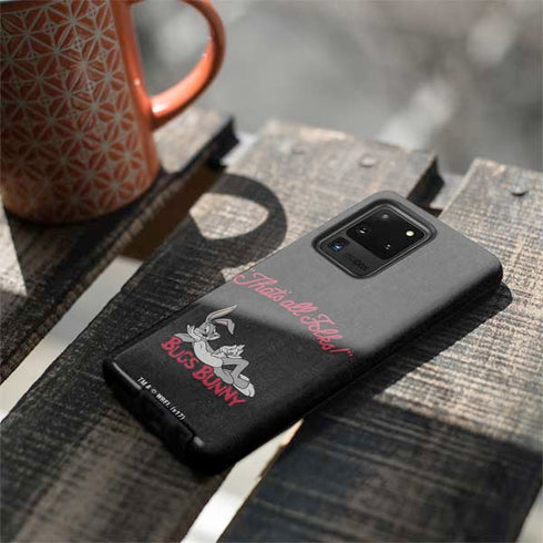 Looney Tunes Bugs Bunny Thats All Folks Galaxy S20 Ultra 5G Pro Case
