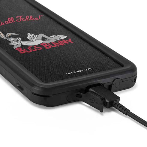 Looney Tunes Bugs Bunny Thats All Folks Galaxy S20 Waterproof Case