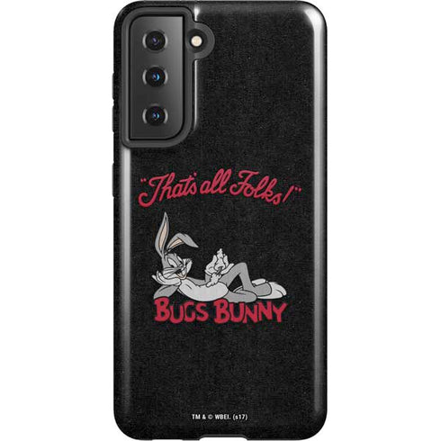 Looney Tunes Bugs Bunny Thats All Folks Galaxy S21 5G Pro Case