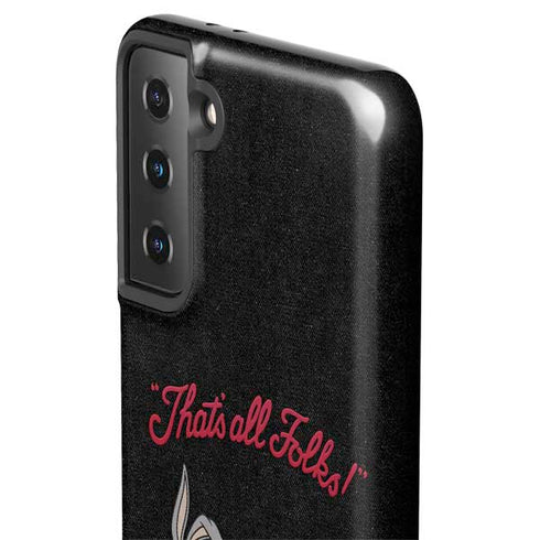 Looney Tunes Bugs Bunny Thats All Folks Galaxy S21 Plus 5G Pro Case
