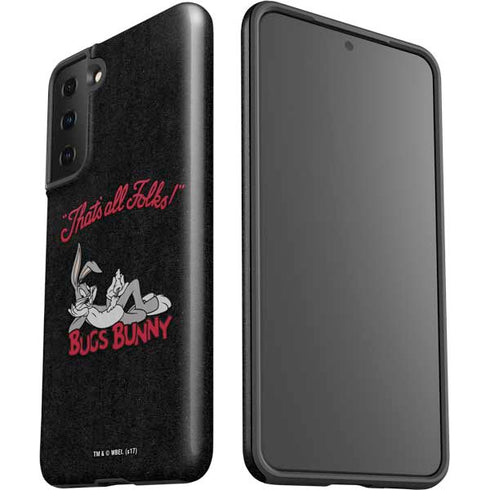 Looney Tunes Bugs Bunny Thats All Folks Galaxy S21 Plus 5G Pro Case