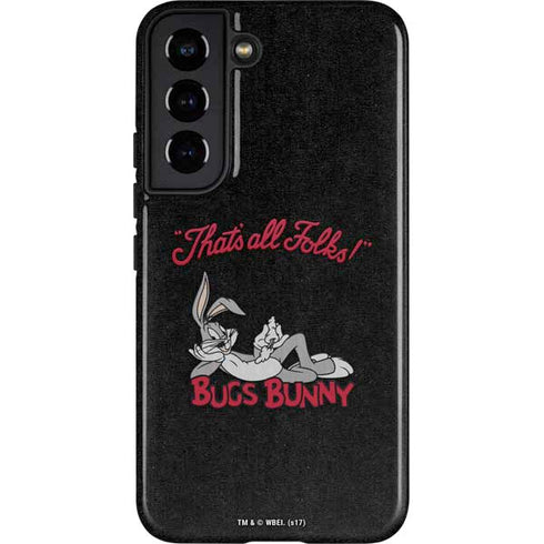 Looney Tunes Bugs Bunny Thats All Folks Galaxy S22 Pro Case