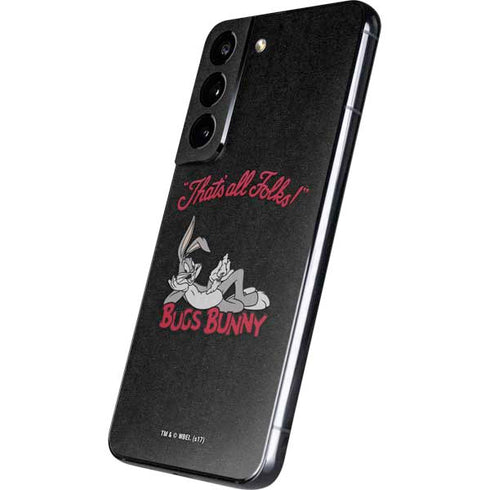 Looney Tunes Bugs Bunny Thats All Folks Galaxy S22 Skin
