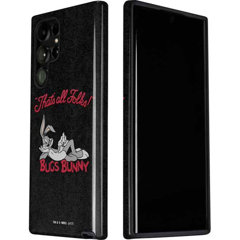 Looney Tunes Bugs Bunny Thats All Folks Galaxy S22 Ultra Pro Case