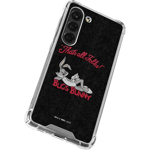 Looney Tunes Bugs Bunny Thats All Folks Galaxy S23 Clear Case