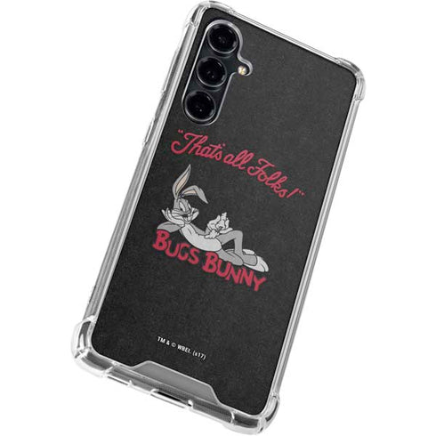 Looney Tunes Bugs Bunny Thats All Folks Galaxy S23 FE Clear Case