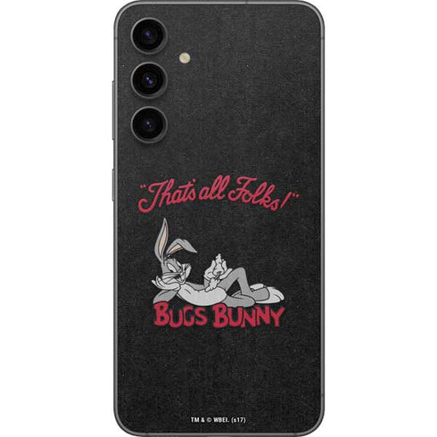 Looney Tunes Bugs Bunny Thats All Folks Galaxy S23 FE Skin