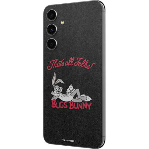 Looney Tunes Bugs Bunny Thats All Folks Galaxy S23 FE Skin