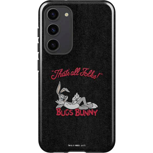 Looney Tunes Bugs Bunny Thats All Folks Galaxy S23 Plus Pro Case