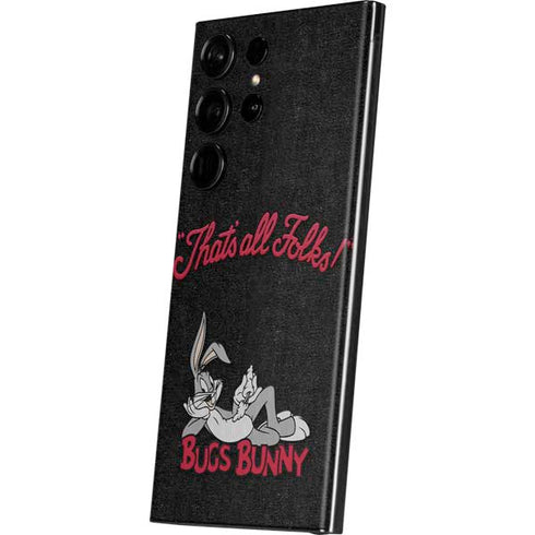 Looney Tunes Bugs Bunny Thats All Folks Galaxy S23 Ultra Skin