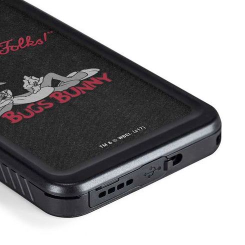 Looney Tunes Bugs Bunny Thats All Folks Galaxy S23 Waterproof Case