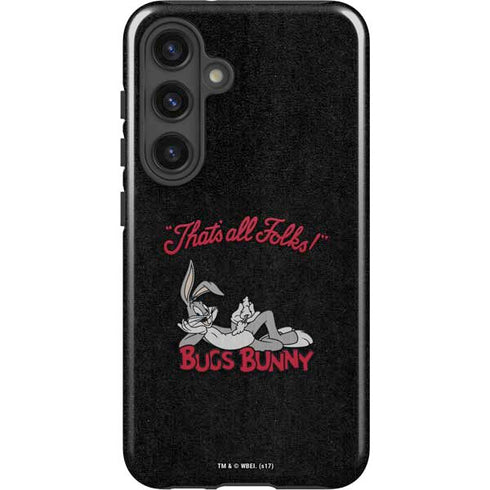 Looney Tunes Bugs Bunny Thats All Folks Galaxy S24 Impact Case