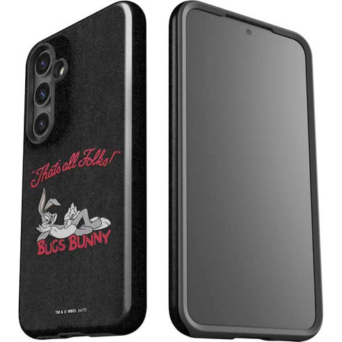 Looney Tunes Bugs Bunny Thats All Folks Galaxy S24 Plus Impact Case