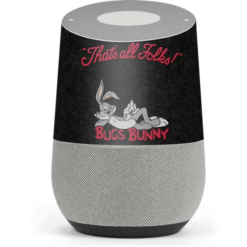 Looney Tunes Bugs Bunny Thats All Folks Google Home Skin