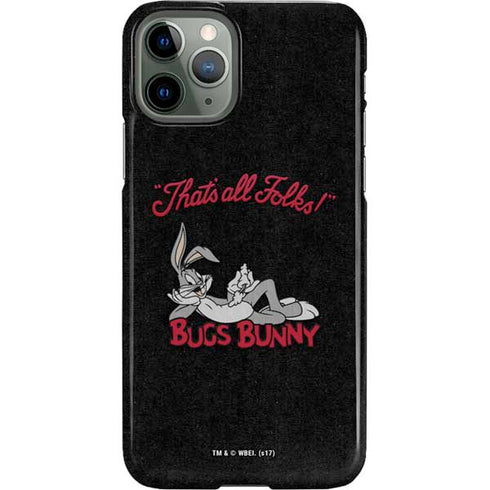 Looney Tunes Bugs Bunny Thats All Folks iPhone 11 Pro Lite Case