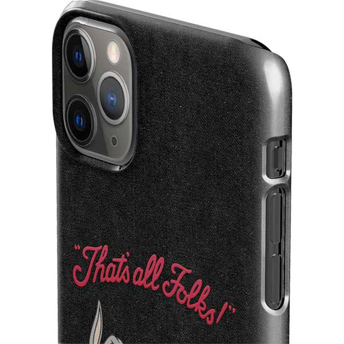 Looney Tunes Bugs Bunny Thats All Folks iPhone 11 Pro Max Lite Case