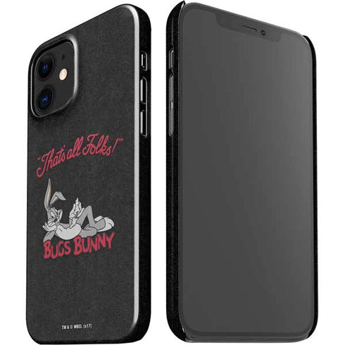 Looney Tunes Bugs Bunny Thats All Folks iPhone 12 Mini Lite Case