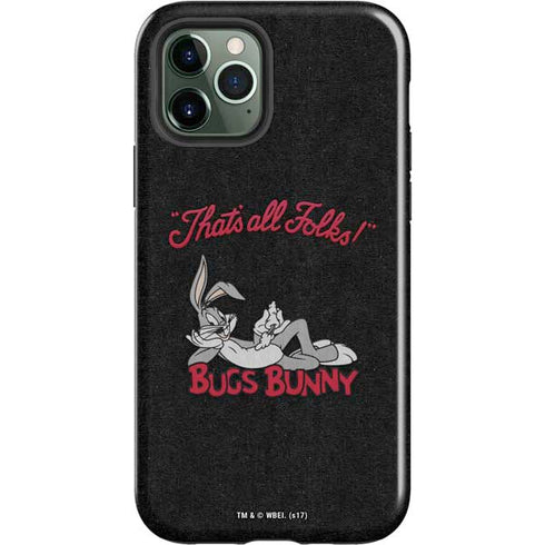 Looney Tunes Bugs Bunny Thats All Folks iPhone 12 Pro Max Impact Case