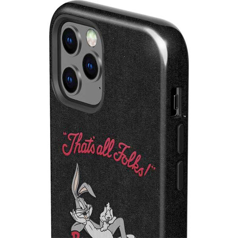 Looney Tunes Bugs Bunny Thats All Folks iPhone 12 Pro Max Impact Case