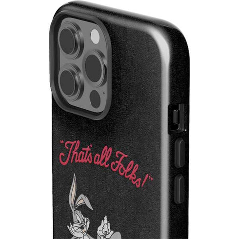 Looney Tunes Bugs Bunny Thats All Folks iPhone 13 Pro Max Impact Case