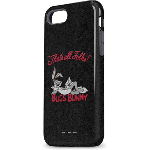 Looney Tunes Bugs Bunny Thats All Folks iPhone 8 Pro Case
