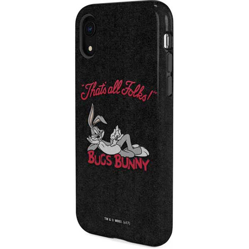 Looney Tunes Bugs Bunny Thats All Folks iPhone XR Pro Case