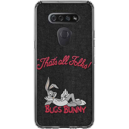 Looney Tunes Bugs Bunny Thats All Folks LG K51/Q51 Clear Case