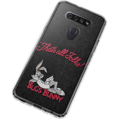 Looney Tunes Bugs Bunny Thats All Folks LG K51/Q51 Clear Case