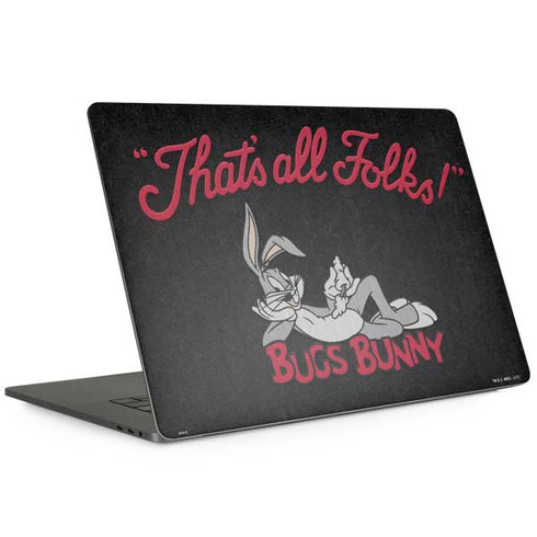 Looney Tunes Bugs Bunny Thats All Folks Apple MacBook Pro 15-inch Skin