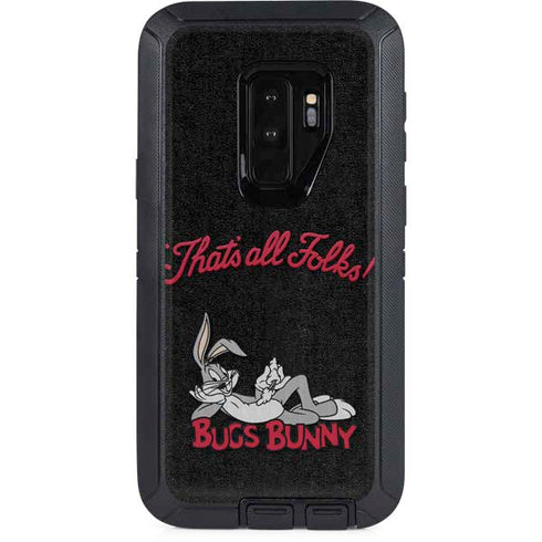 Looney Tunes Bugs Bunny Thats All Folks Otterbox Defender Galaxy Skin