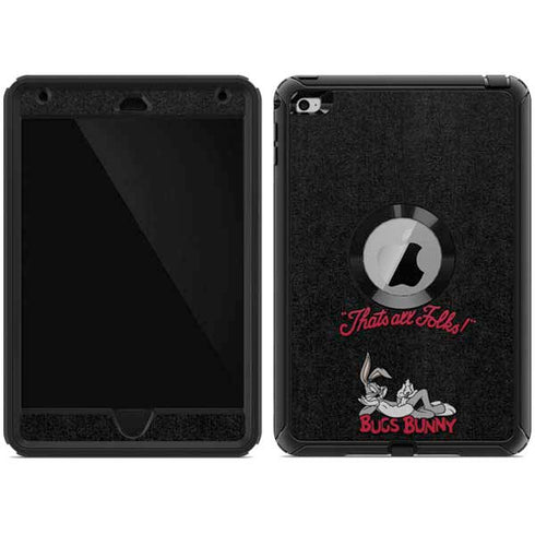 Looney Tunes Bugs Bunny Thats All Folks Otterbox Defender iPad Skin
