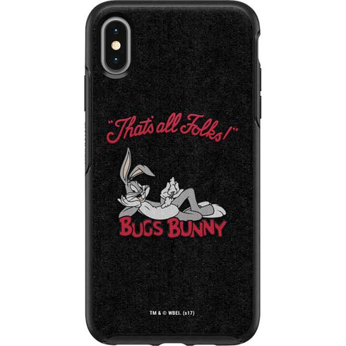 Looney Tunes Bugs Bunny Thats All Folks Otterbox Symmetry iPhone Skin