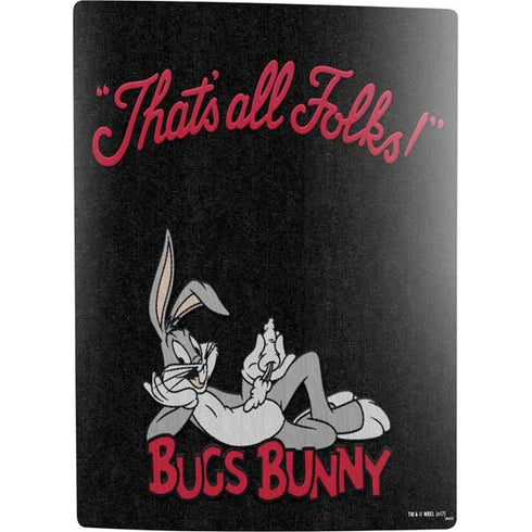 Looney Tunes Bugs Bunny Thats All Folks PS5 Digital Edition Bundle Skin