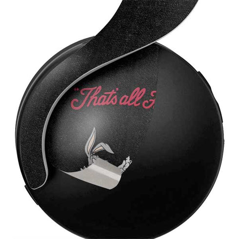 Looney Tunes Bugs Bunny Thats All Folks PULSE 3D Wireless Headset for PS5 Skin