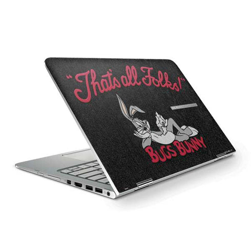 Looney Tunes Bugs Bunny Thats All Folks HP Spectre Skin