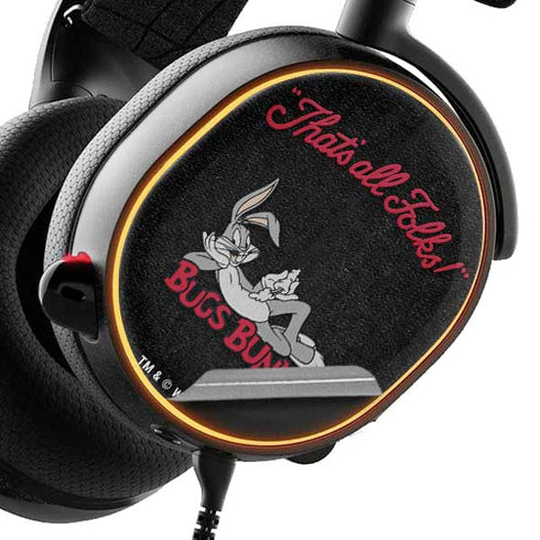 Looney Tunes Bugs Bunny Thats All Folks SteelSeries Arctis 3 Skin