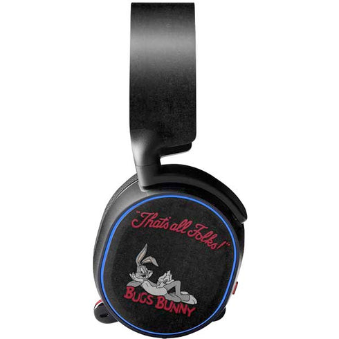 Looney Tunes Bugs Bunny Thats All Folks SteelSeries Arctis 5 Skin