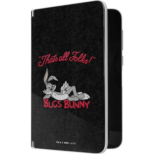 Looney Tunes Bugs Bunny Thats All Folks Surface Duo Skin
