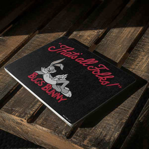 Looney Tunes Bugs Bunny Thats All Folks Surface Laptop 3 13.5in Skin