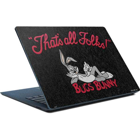 Looney Tunes Bugs Bunny Thats All Folks Surface Laptop Skin