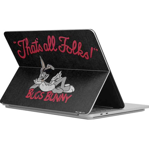 Looney Tunes Bugs Bunny Thats All Folks Surface Laptop Studio Skin