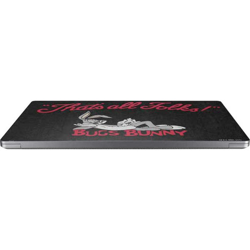 Looney Tunes Bugs Bunny Thats All Folks Universal Laptop 15in (12.2 x 8.8in) Skin