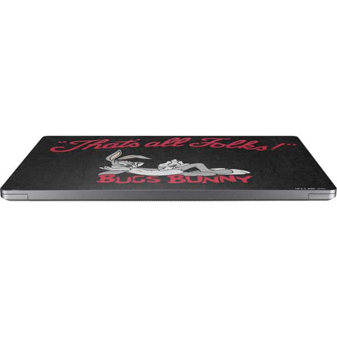 Looney Tunes Bugs Bunny Thats All Folks Universal Laptop 16.6in (13.4 x 9.7in) Skin