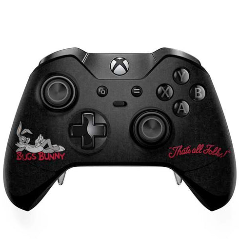Looney Tunes Bugs Bunny Thats All Folks Xbox One Elite Controller Skin