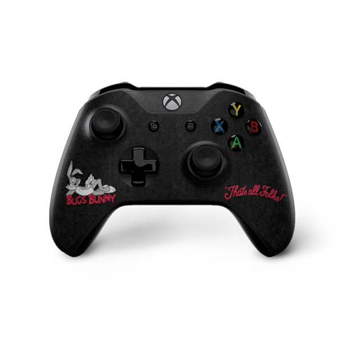 Looney Tunes Bugs Bunny Thats All Folks Xbox One X Controller Skin