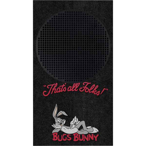 Looney Tunes Bugs Bunny Thats All Folks Xbox Series S Skins