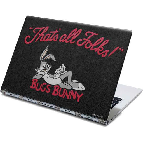 Looney Tunes Bugs Bunny Thats All Folks Yoga 910 2-in-1 14in Touch-Screen Skin